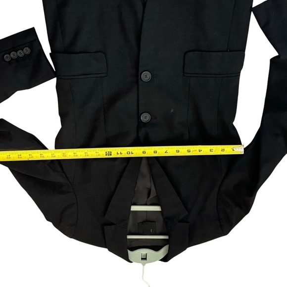 J.Crew stretch wool blend 2 button blazer black 2 tall - Picture 6 of 7